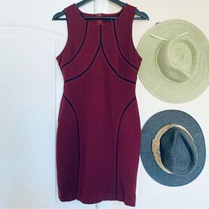 Sanctuary Burgundy Deep Red Work/Holiday/Cocktail Party Bodycon Dress | Size: M